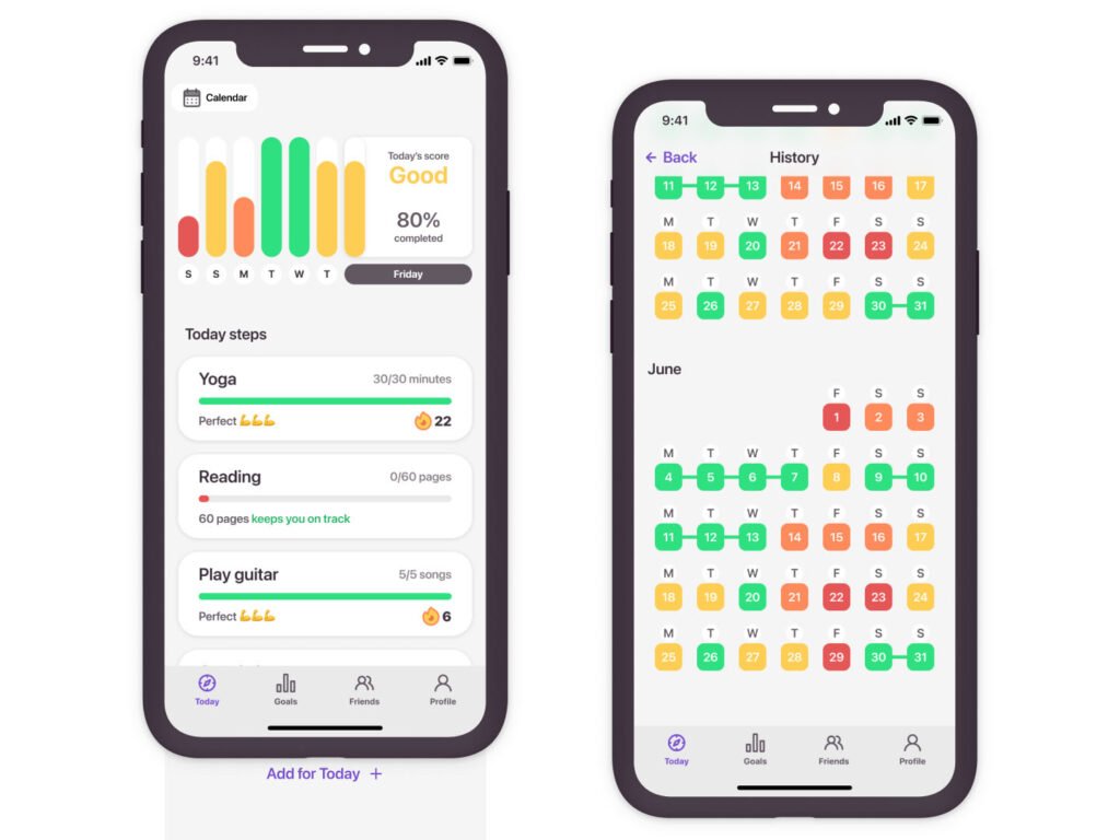 Today and calendar view