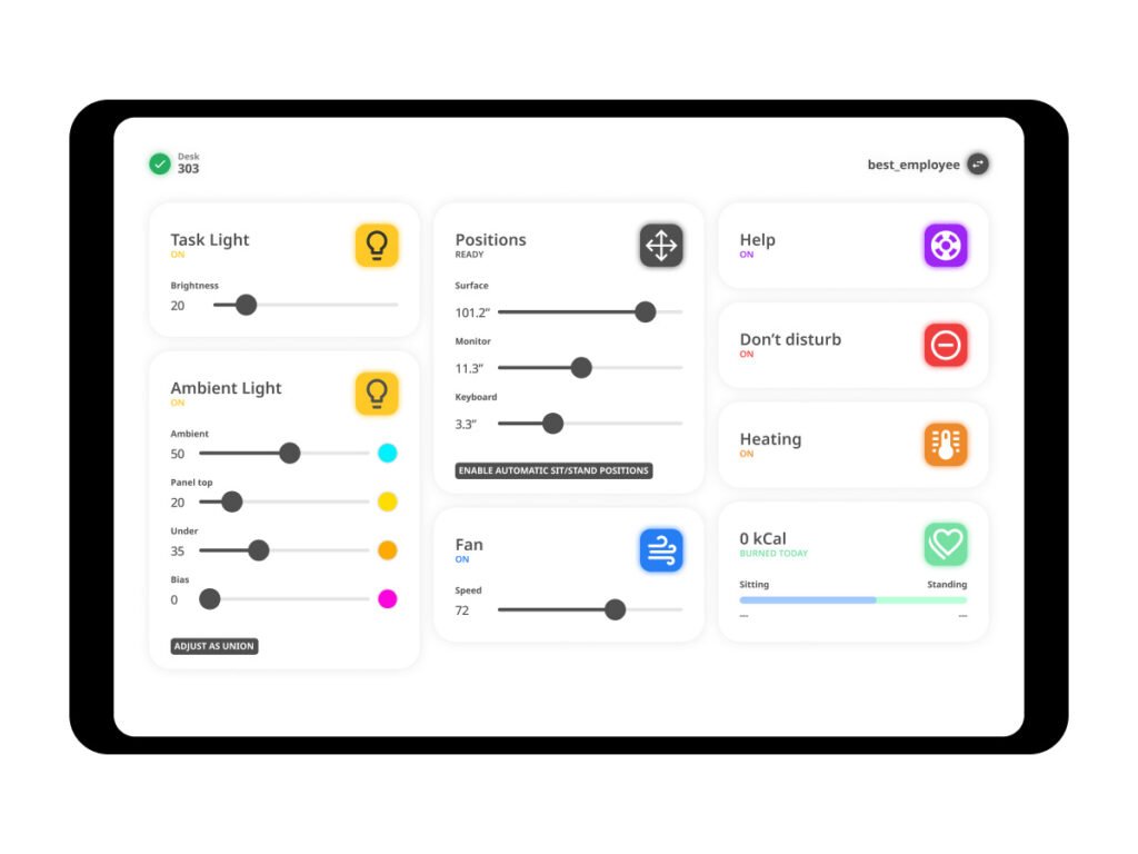 Xybix app on touch screen devices